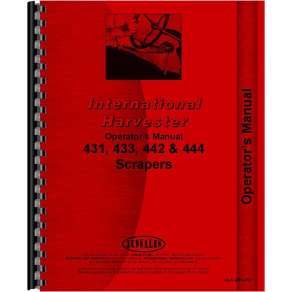 Aftermarket Operators Manual Fits International Harvester 431 Tractor RAP73298 - main